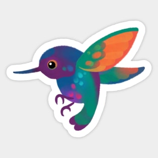 Velvet-purple coronet Sticker